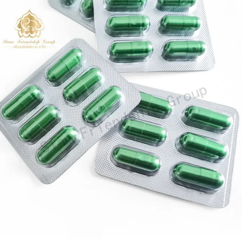 Green Capsule Golden Root Extract Herbal Supplement Provides Men with Powerful Erections