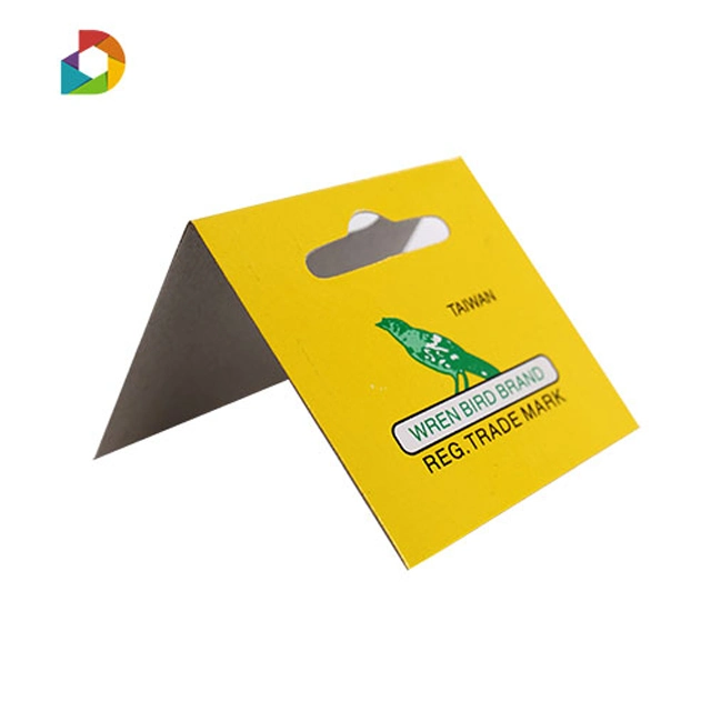 Custom Printed Cardboard Paper Header Card, OPP Bag Header Card Printing