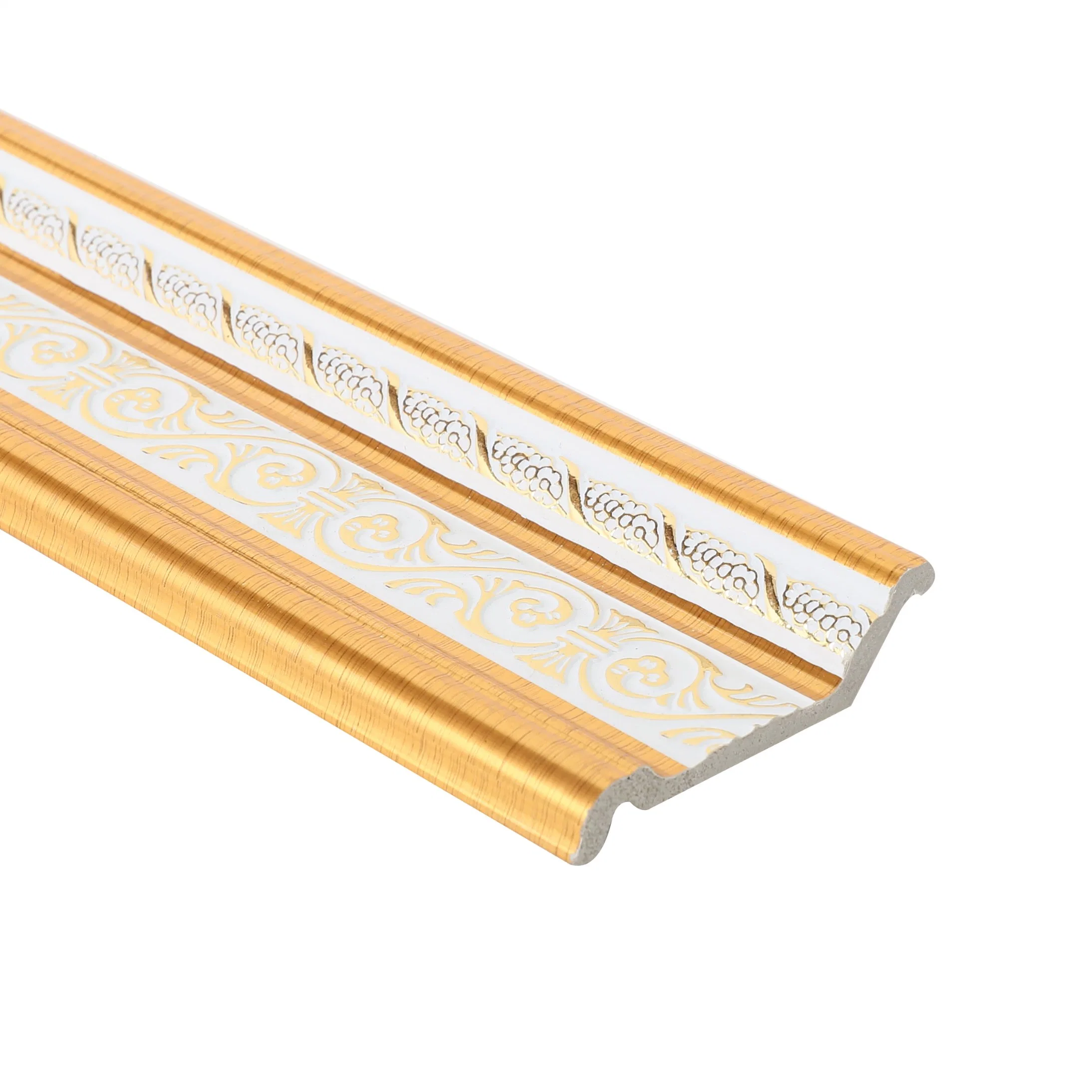 Wangbin Easy to Install Muslim Style Golden Color Crown Moulding PS Corner Moulding