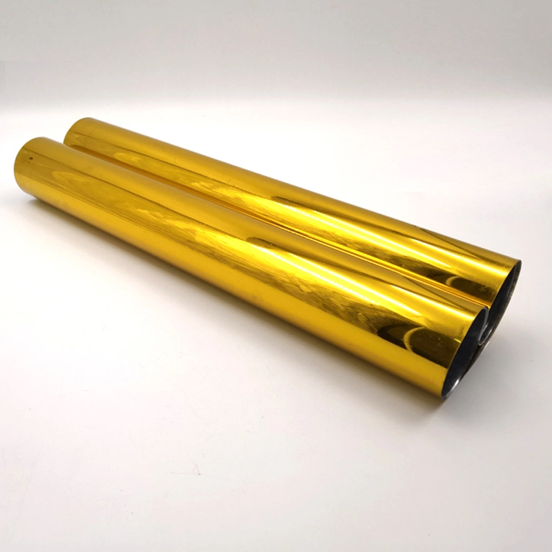 Personnalisé de 0.5mm d'or métallisé Film PVC rigide pour le chocolat à l'emballage