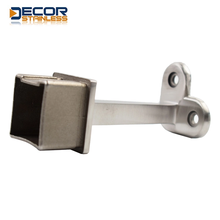 Stainless Steel Square Post Toprail Support 90 Degree Round Railing Bracket