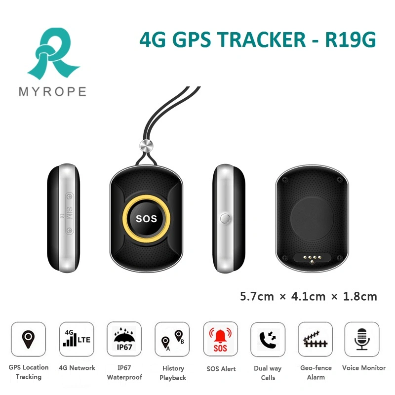 GPS Pare Perros Mini Wireless 4G LTE GPS GSM Tracker for Pet Dog Cat