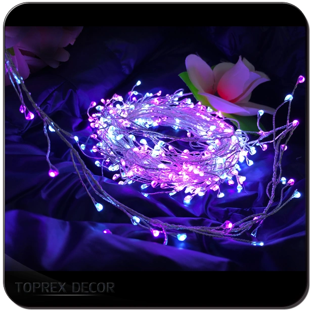 À l'intérieur Plug UE Twinkle chaîne LED lumière Étoile de Noël de petits feux de fée