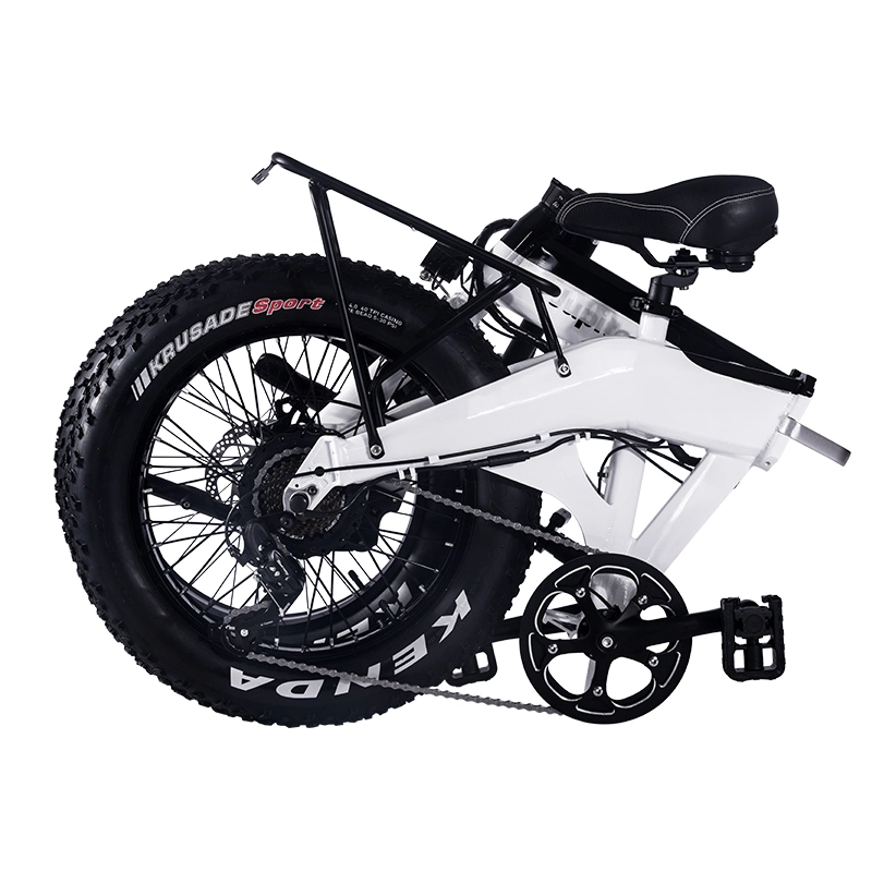 China Factoy Supply Folded Bicycle Snow Electric Bike 20 Fat Tire Electric Bike