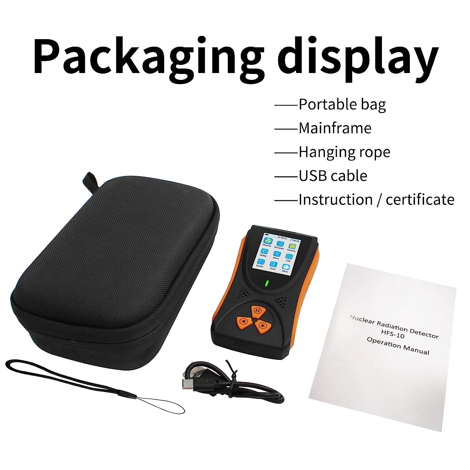 Digital Display Xray Personal Nuclear Radiation Handheld Portable Adjustable Electromagnetic Detector