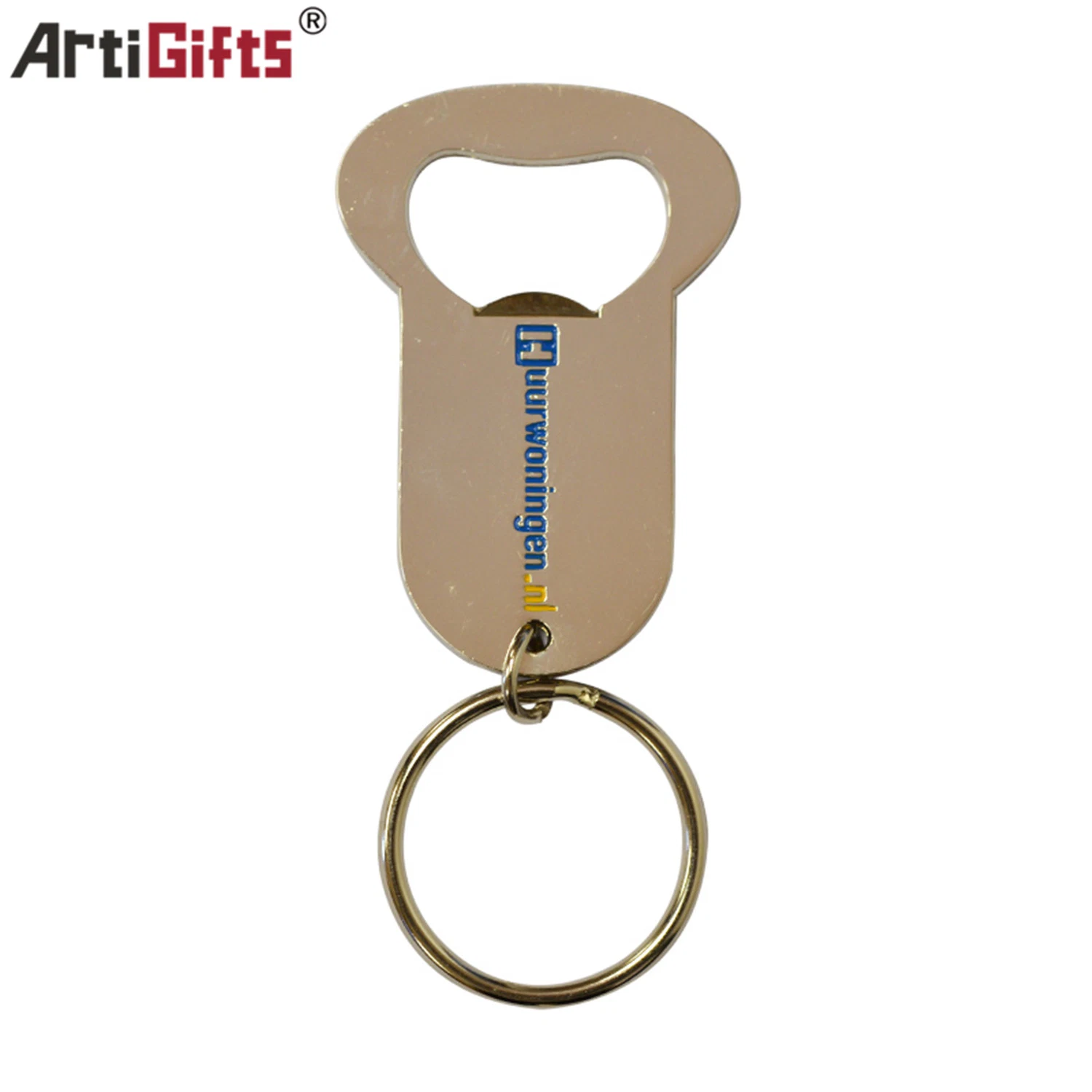 Hot Selling Round and Compact Metal Bottle Opener