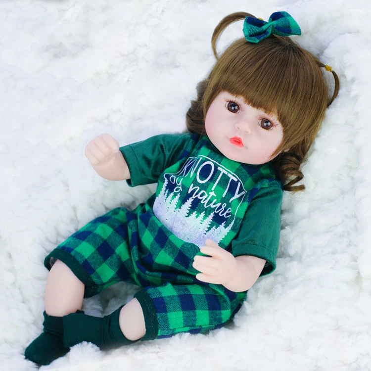 Yosi Full Body Silicone 48 Cm Cheap Reborn Baby Dolls Fashion Dressed Newborn Baby Boneca Toys Doll DIY Playmate Kids Birthday Gift