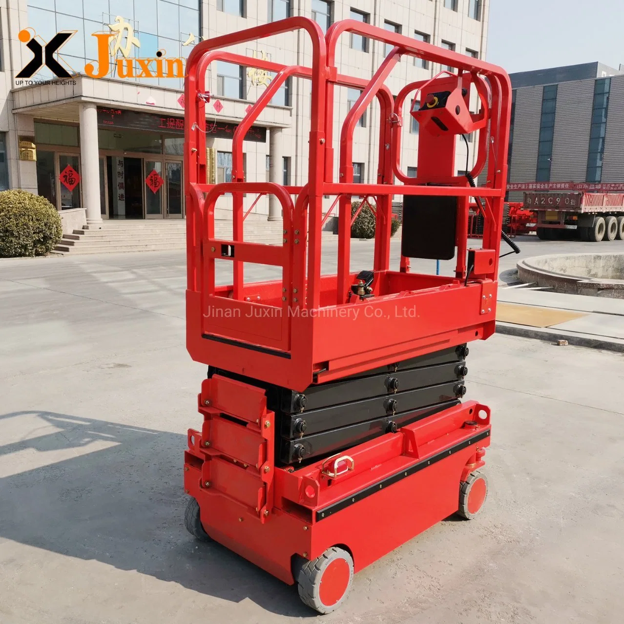 Mobile Hydraulic Lift Double Scissor Table Electric Scissor Lift Service Platform