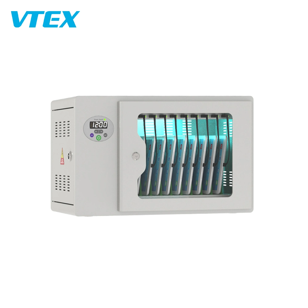 30W 10 Units Sterilize Tablet PC Charging Station Cabinet Cart