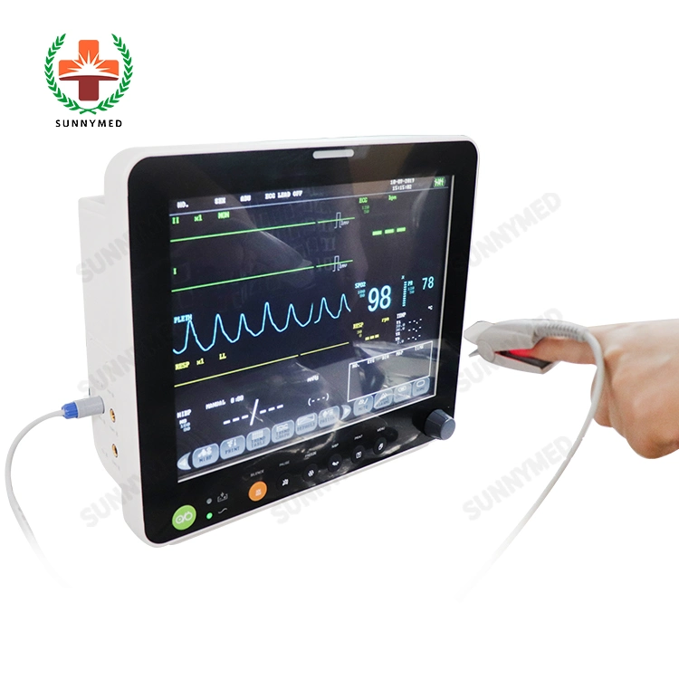 Sy-C005A شاشة TFT LCD قياس 12.1 بوصة جهاز طبي بمريض ICU محمول الشاشة