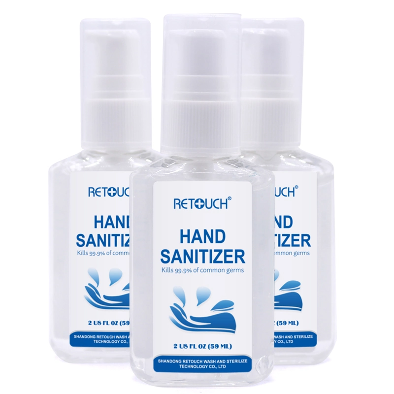 Gel désinfectant pour les mains Sanitizersanitizer main désinfectant liquide Gel 60ml Trousseau Hand Sanitizer avec mousqueton pour les enfants