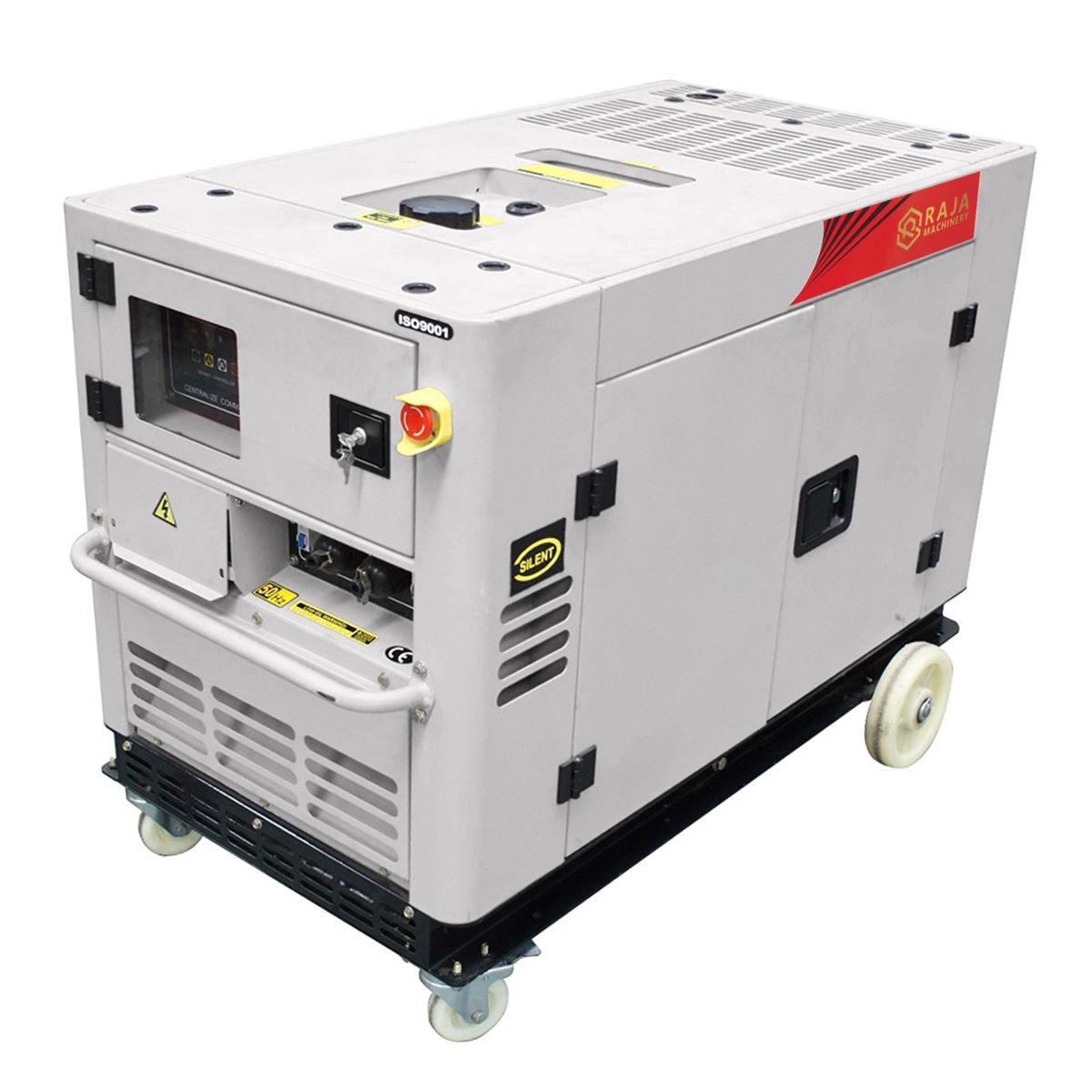 Air Cooled Two Cylinder 13.5KW Silent Diesel Generator for Construction Site Electricity Supply