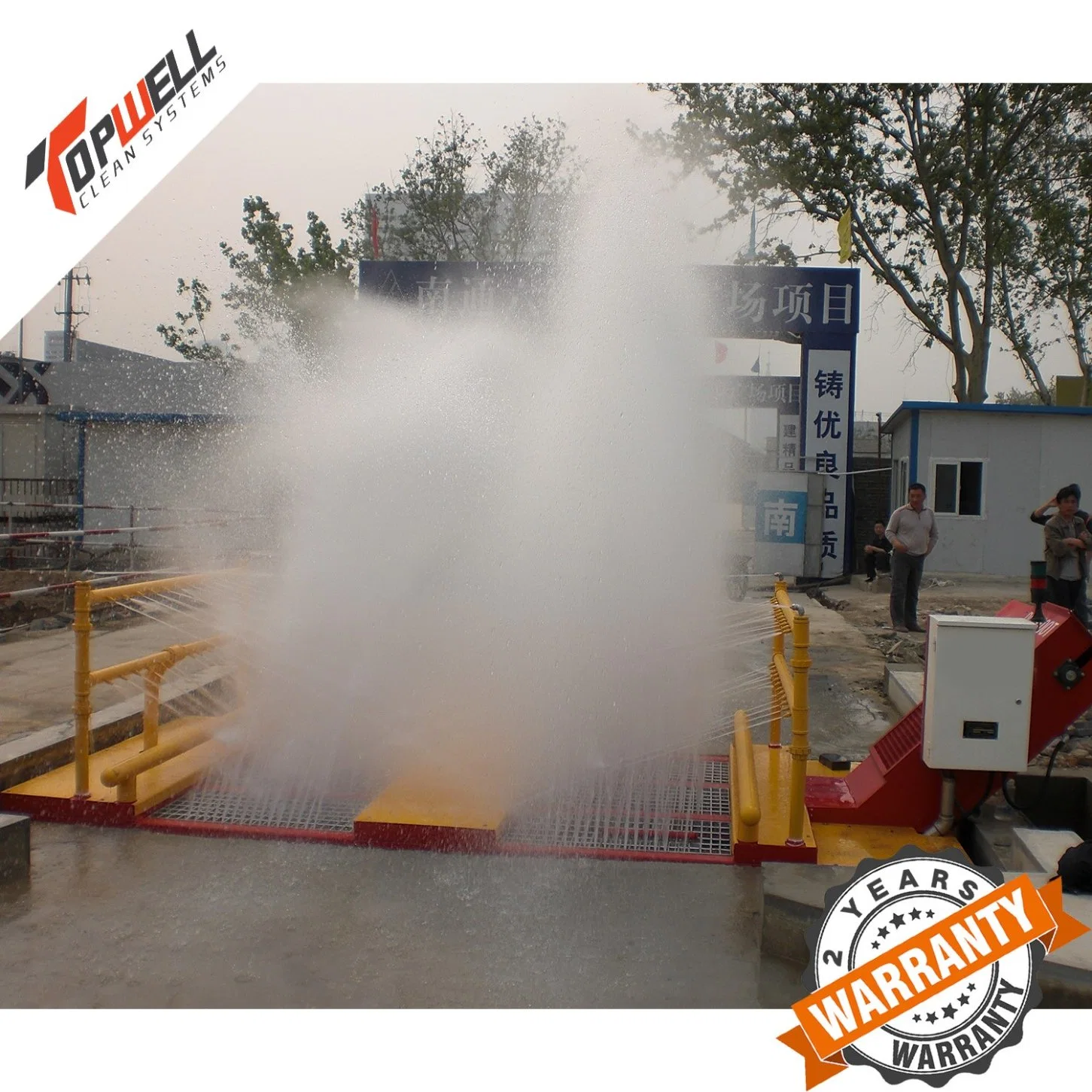 Wheel Wash Systems Are Placed at The Exits of Construction, Quarry, Waste Management