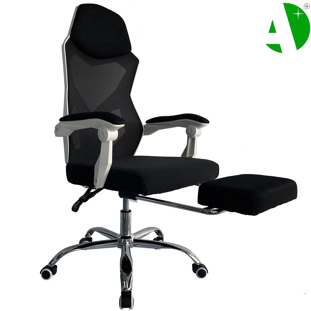 Plastique ergonomique haut de dos blanc mobilier d'école étude Hôtel extérieur Chaise de bureau de jeu Home NAP