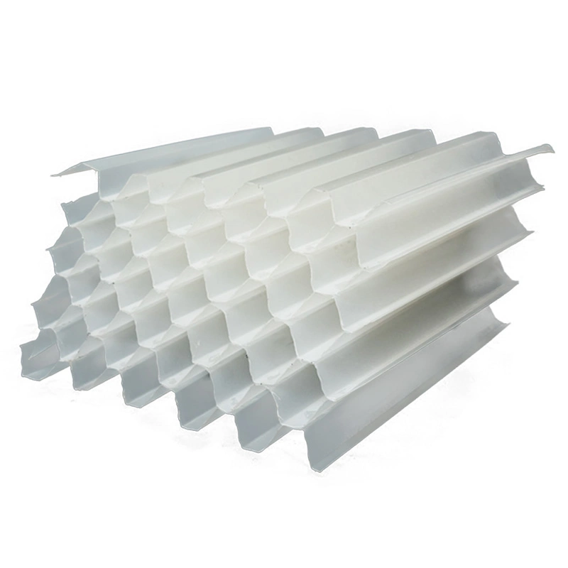 35mm 50mm 80mm PP PVC Plastic Hexagon Honeycomb Packing Tube Settler Lamella Plate