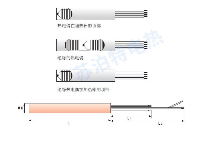 Manufacturer Thermocouple Thermal Resistance K Temperature Sensor Probe