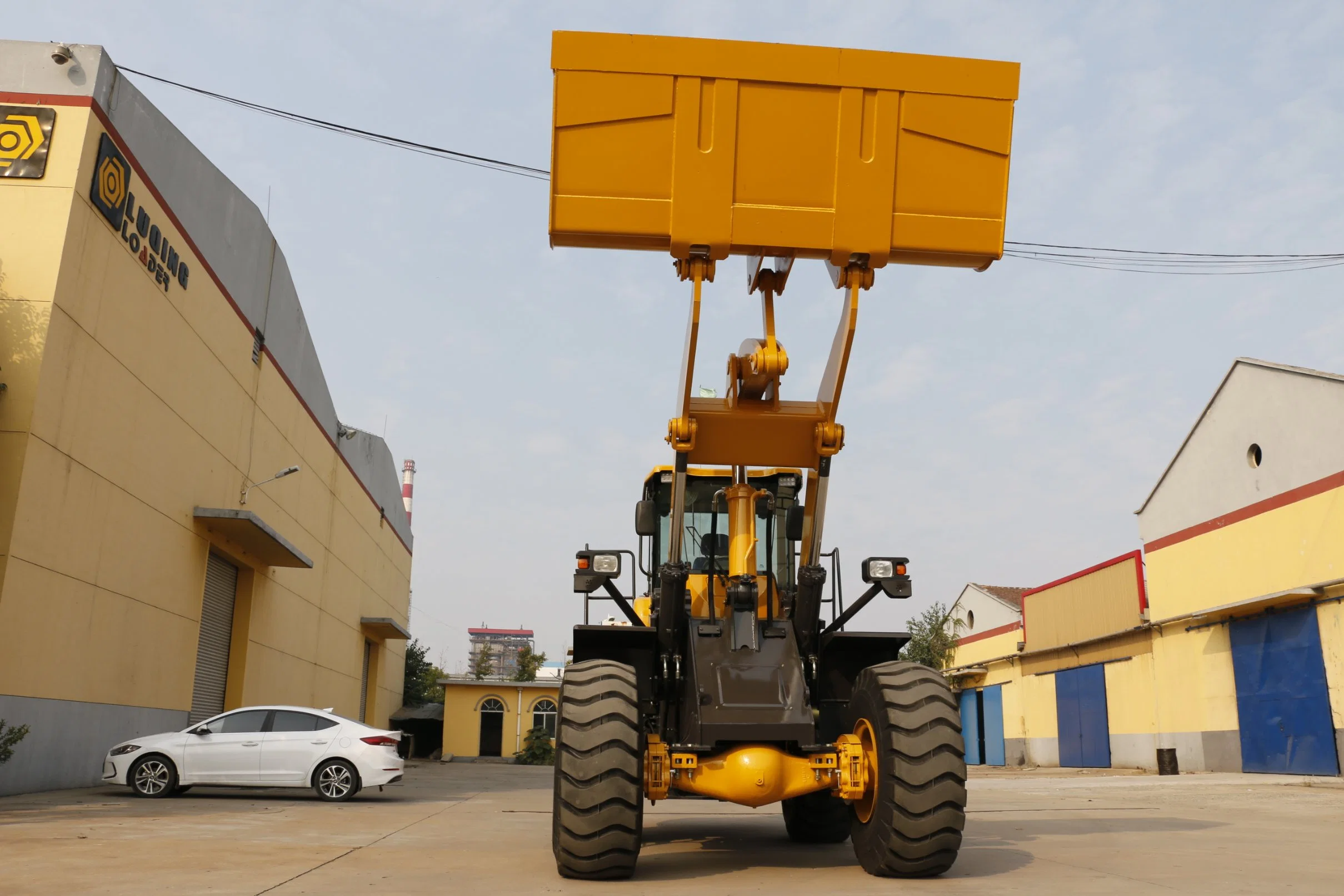 Sdlg Design Lq956 Wheel Loader with Front Shovel 3 Cbm&Steyr Engine&Shangchai&5000 Rated Load&Wet Axle&Rock Clamp&Rear Ripper&Sawing Machine