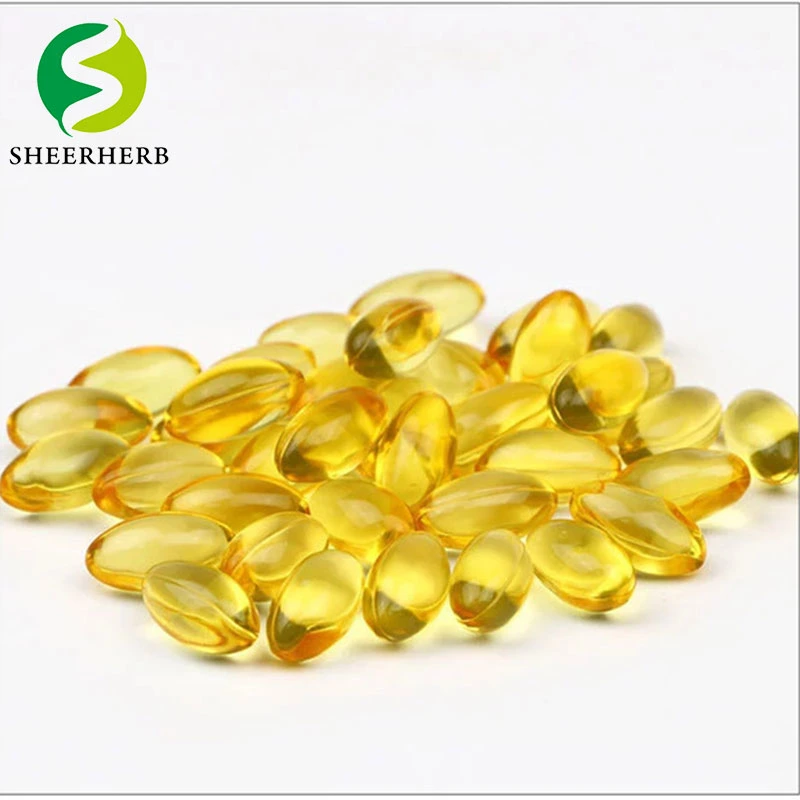 Healthcare Supplement Omega 3 Oval Sea Fish Oil Capsules Heart Health GMP Omega 3