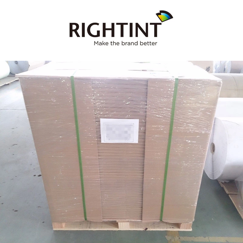 OEM Rightint Carton sauce label Offset Printing Paper 50 GSM