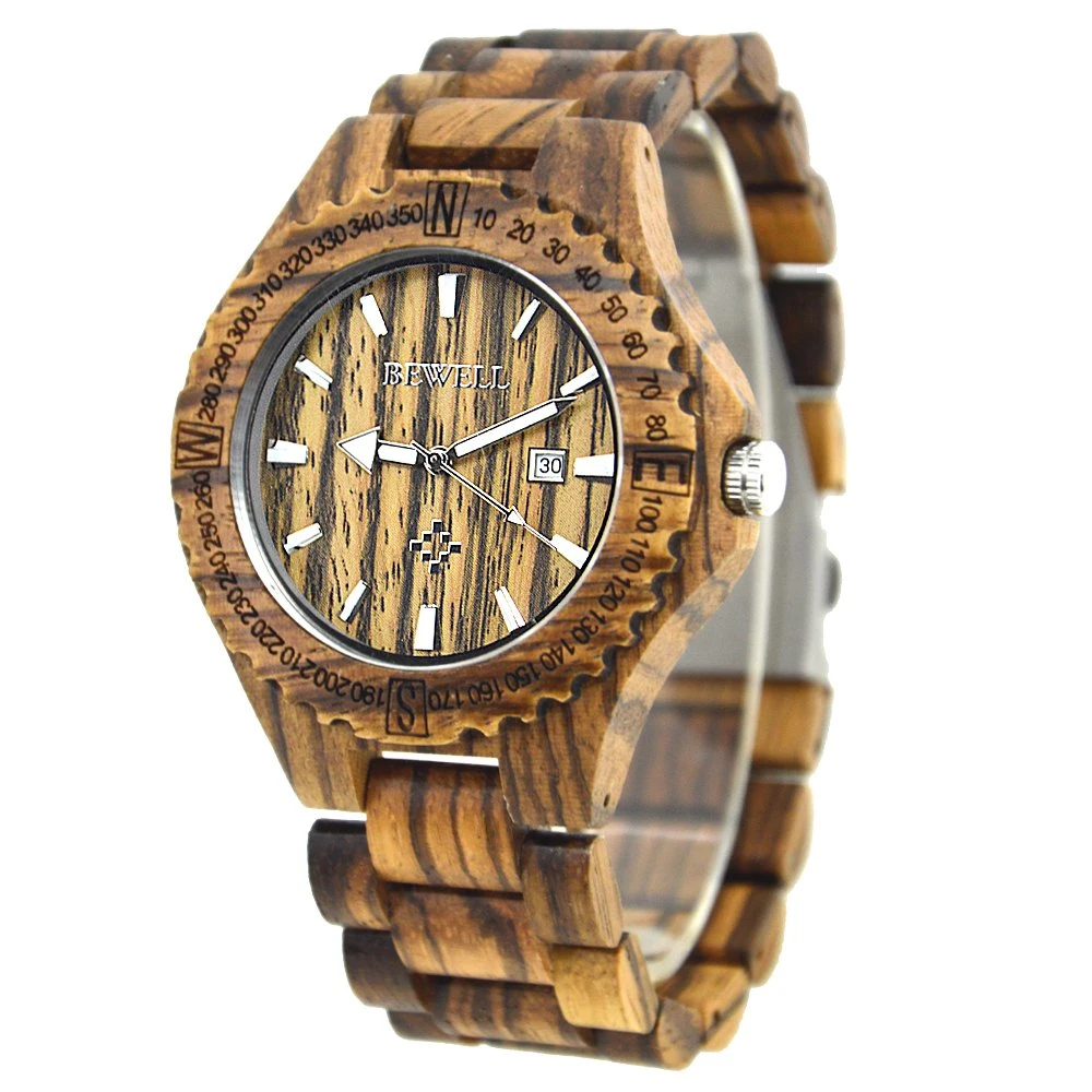 Ready to Shipping OEM Wrist Watch Custom Logo Wood Luxury Watches for Business Mens Quartz Watch Brand Your Gshock