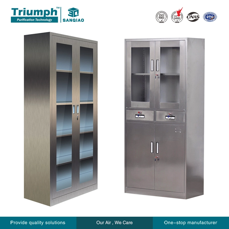 China Wholesale Price Hospital Furniture Stainless Steel Anesthesia Cabinet or Medicine Instrument Cabinet