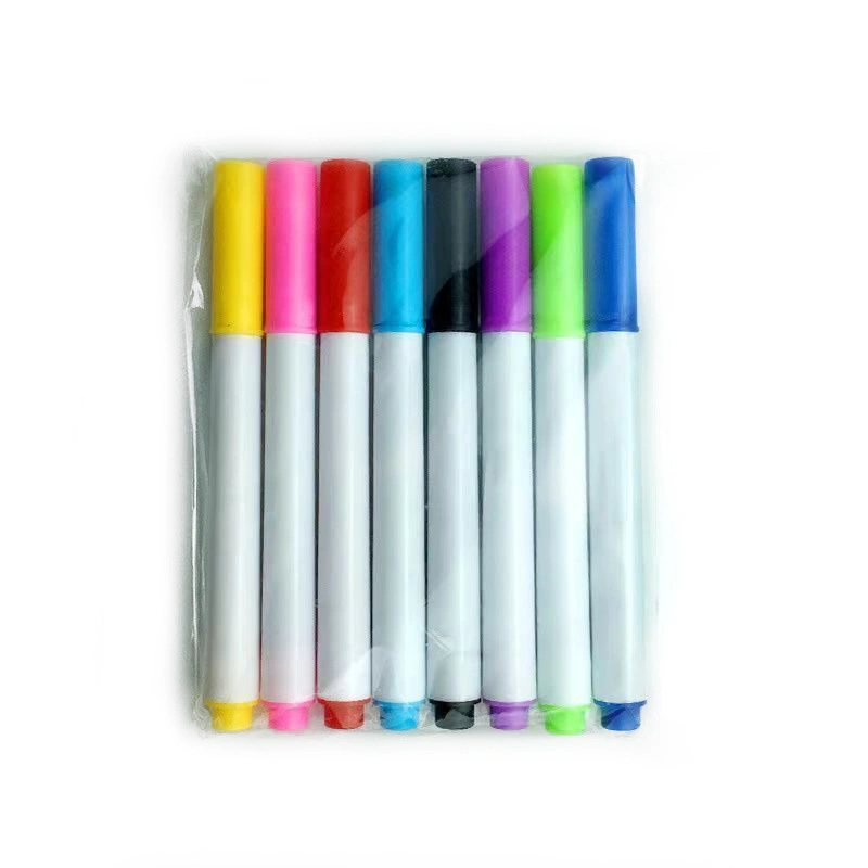 Factory Wholesale/Supplier Erasable Oily 12 Colors OPP Bag Whiteboard Pen