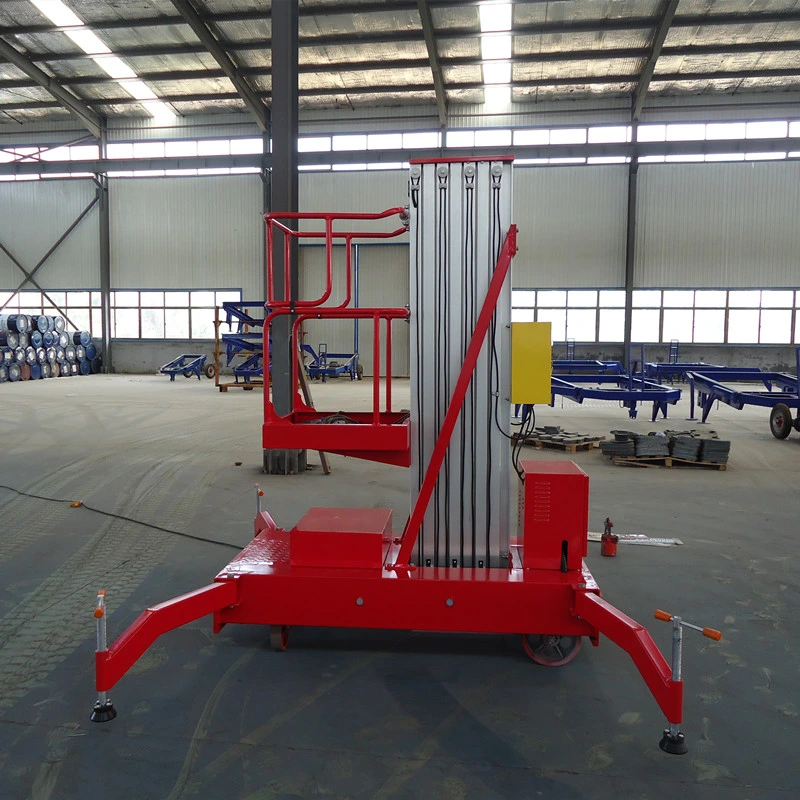 Single Post Hydraulic Aluminium Lift Table Load 150kg