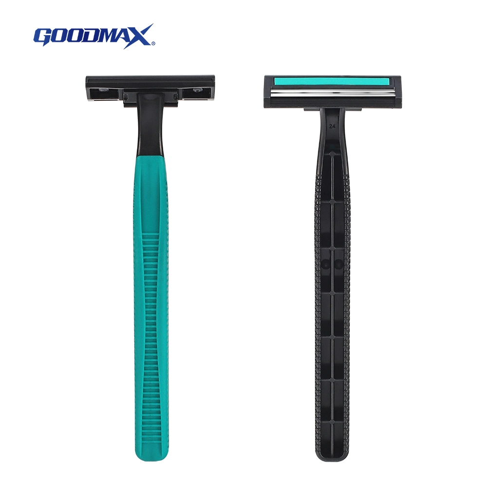 High quality/High cost performance  Twin Blade Disposable Razor in Blister Card