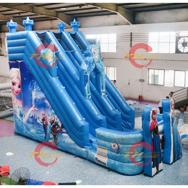 8X3,8 m Outdoor Kinder New Design Aufblasbare gefrorene Wasserrutsche