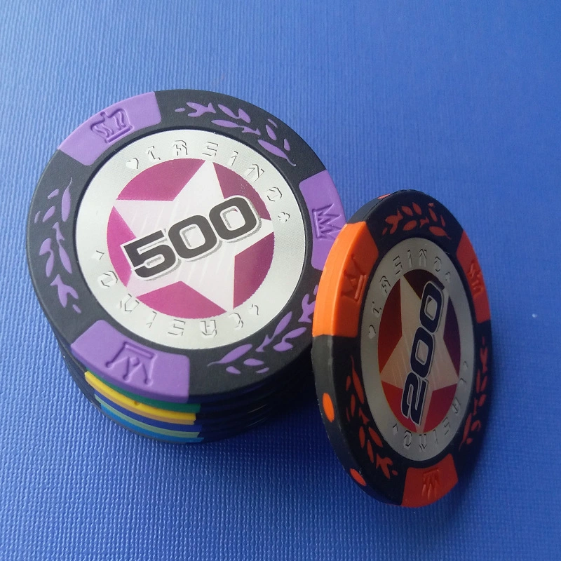 14G Arcilla Poker Chip con adhesivo personalizado para el uso del club