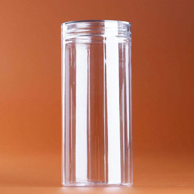 6.5*15cmwide bouche bouteille, scellé peut l'emballage, bouteille en plastique transparent avec couvercle