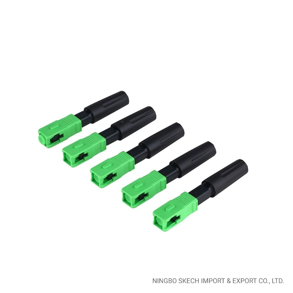 FTTH Sc APC Optical Fiber Mechanical Fast Connector Sc/APC Fiber Optic Mechanical Connector Sc Optical Fiber Field Assembly Quick Connector