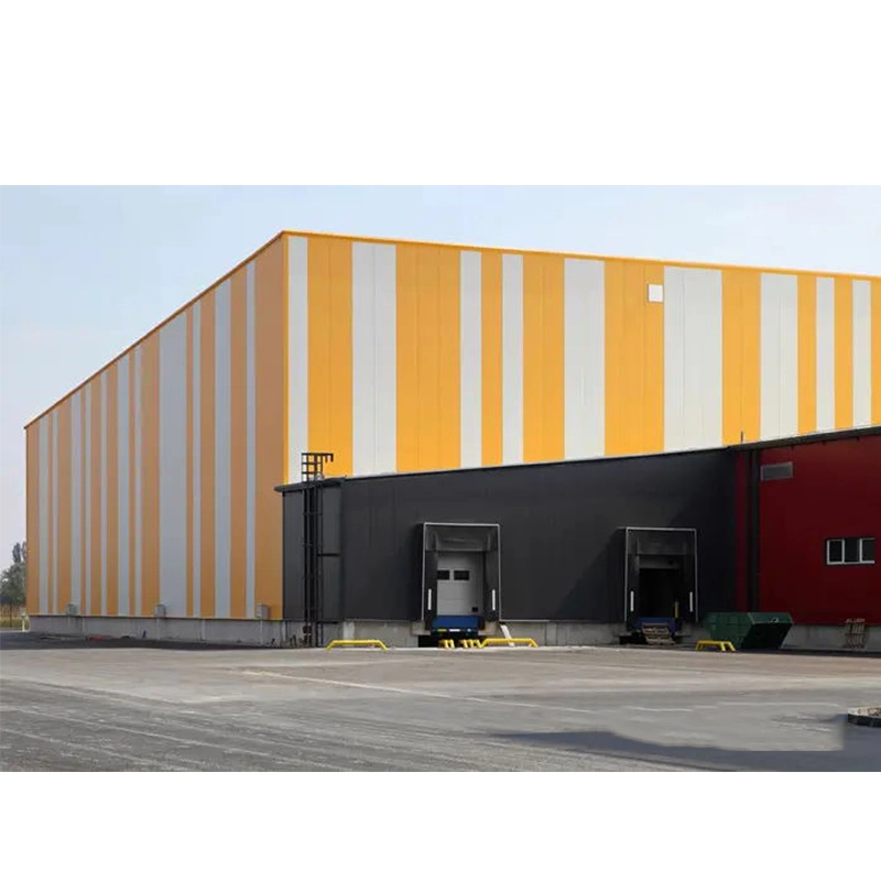 Vorgefertigte Portal Frame Konstruktion Pre Engineered Metal Building Zwei Geschossen Stahlkonstruktion Hangar Schuppen Fabrik Farm Werkstatt Metall-Lager mit SGS CE BV