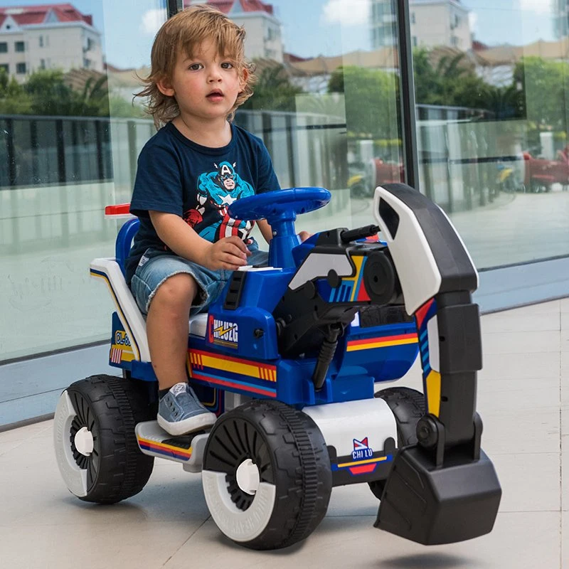 Multifunktionale Kinder elektrische Spielzeugauto / voll automatische Arm graben / Fernbedienung / vier Rad Baby Spielzeug Auto