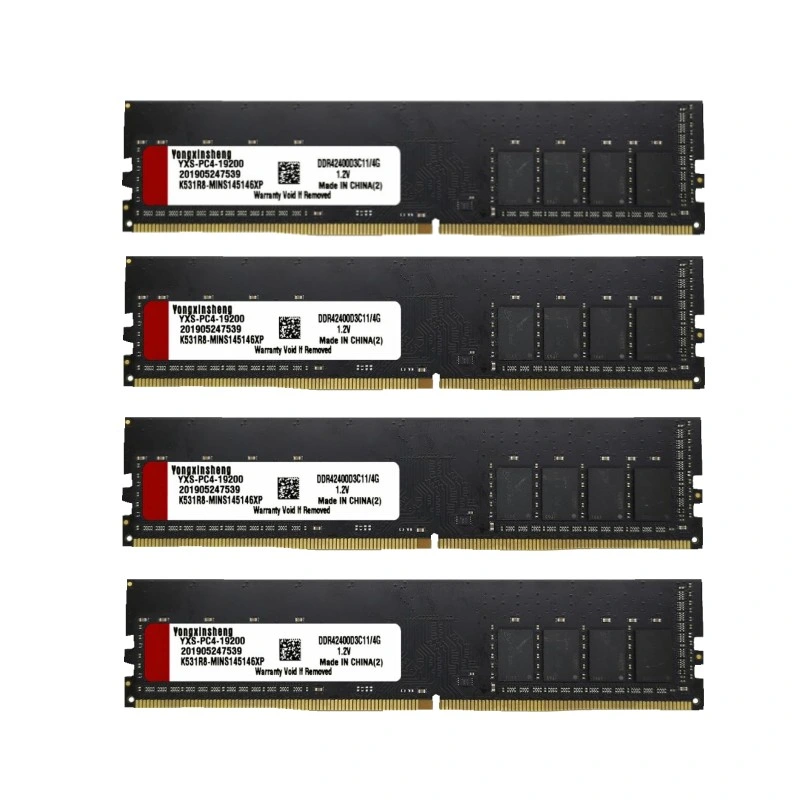 ذاكرة DDR4 سعة 4 جيجابايت سعة 4 جيجابايت وسعة 32 جيجابايت وسرعة 2666 ميجاهرتز 3200 ميجاهرتز Desktop AMD ذاكرة اللوحة الأم لوحدة المعالجة المركزية من Intel Rams 288 Pin 1.2 V