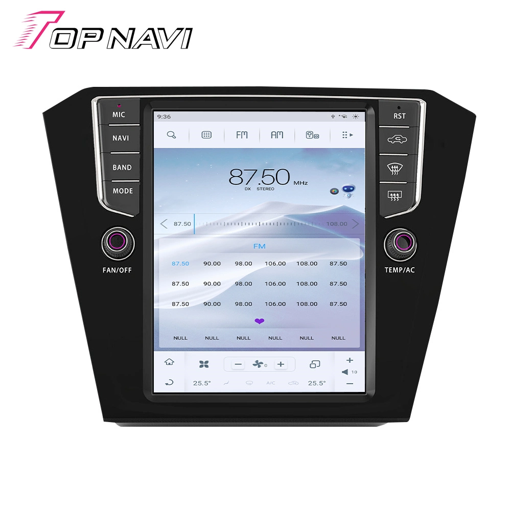 Topnavi 9.7inch IPS Touch Screen 4GB RAM 64GB Flash Android Tesla Car Radio GPS Player for Volkswagon Magotan 2017 - 2018