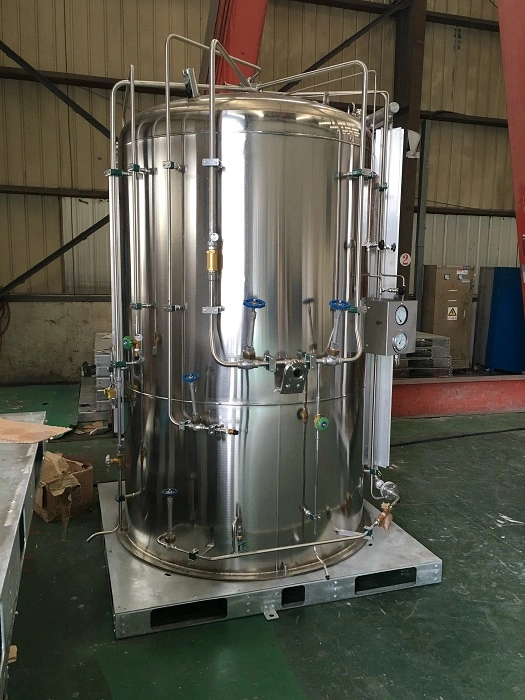 Stainless Steel 3000L 5000L Cryogenic Liquid Oxygen Nitrogen Tanks LNG Lco2 Micro Bulk Container