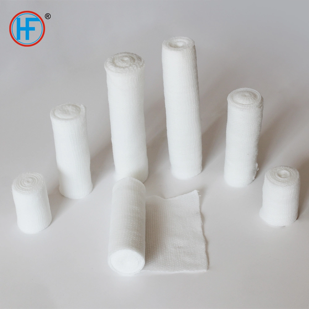 to Bandage Wounds or Affected Areas Different Size (PBT) White Conforming Bandage