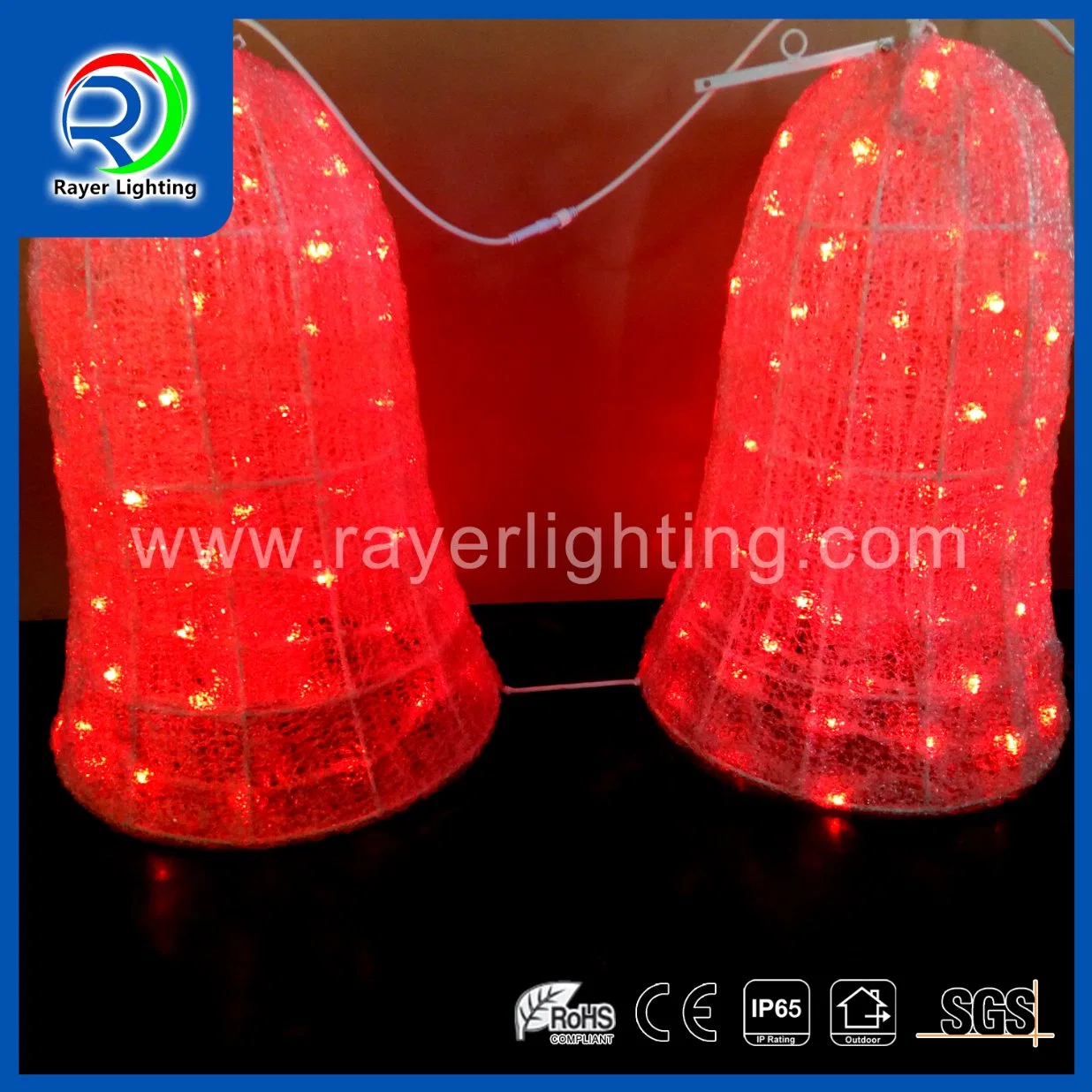 LED Motif Lighting New York Decoration Christmas Bells