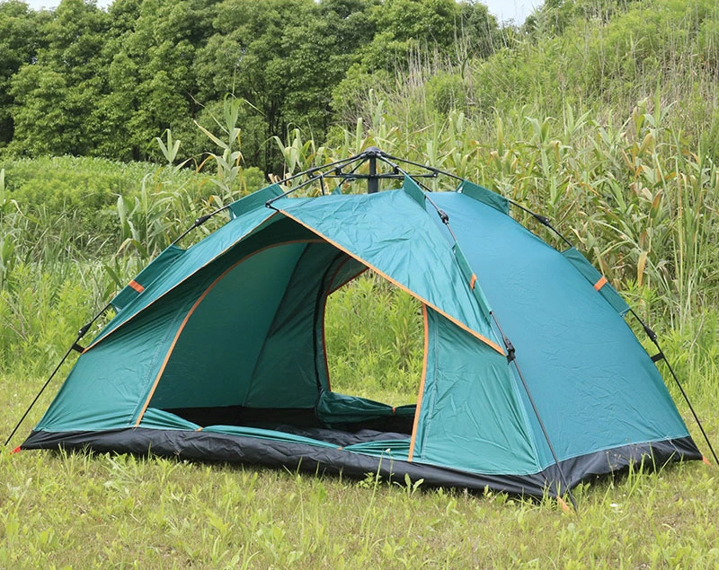 Barato 1-2 personas 4 Temporada impermeable Senderismo Familia Dome Tent Camping automático al aire libre de invierno Instant up Tent