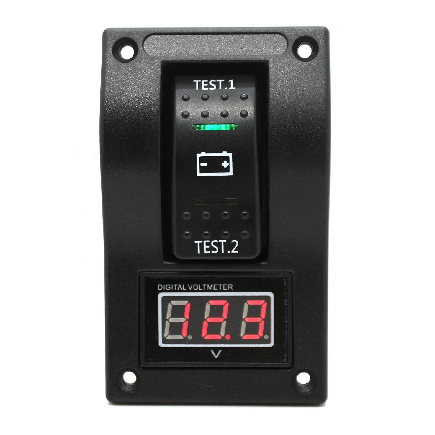 5-30V Digital Voltmeter Battery Test Panel Rocker Switch Dpdt/on-off-on Rocker Switch