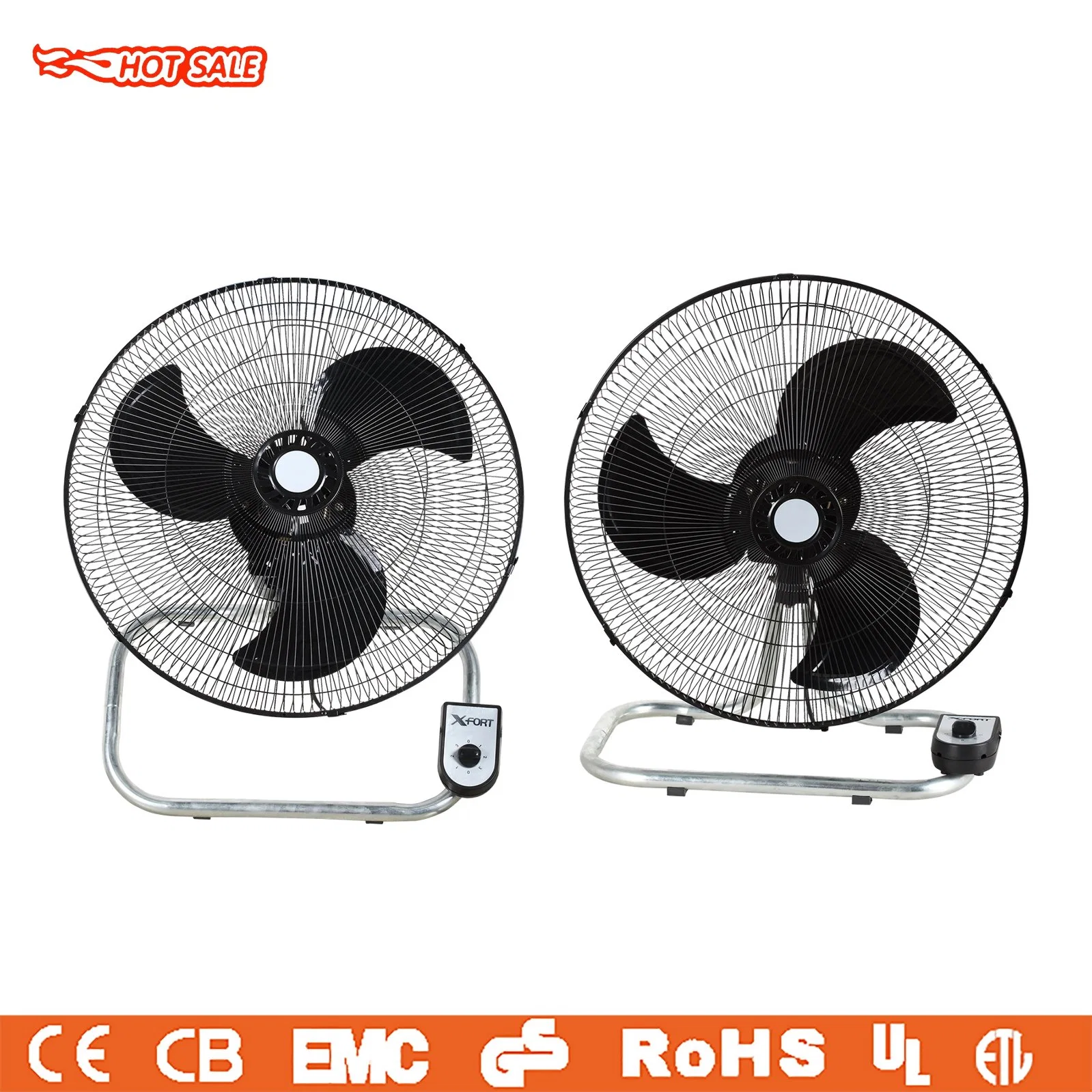 China 18 Inch 3 in 1 12V 24V AC DC High Speed Industrial Air Cooling Pedestal Standing Fan