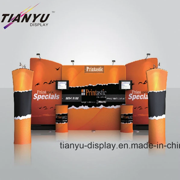 Reusable Folding Trade Show Exhibition Backdrop Tension Fabric Display