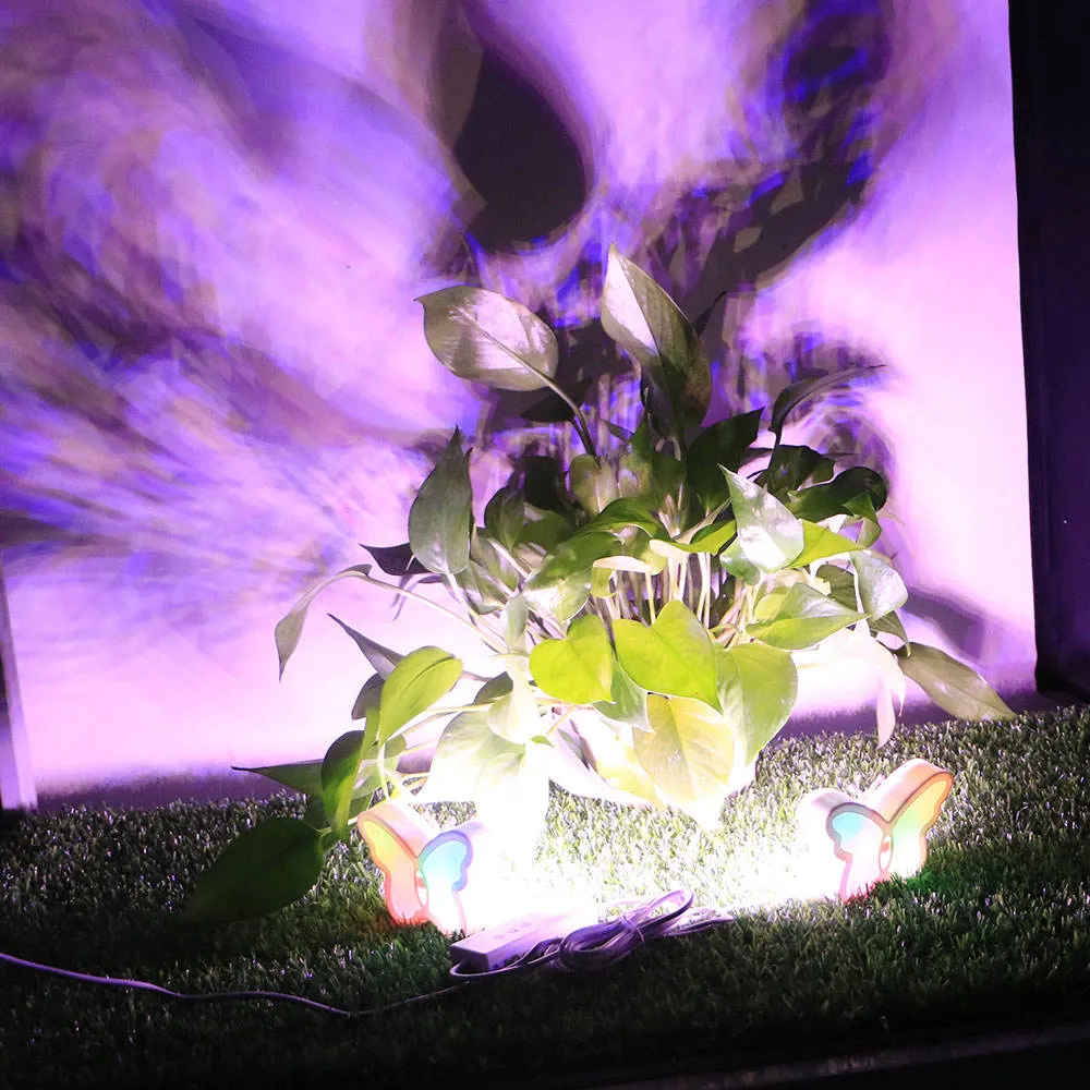 Lindo LED Mariposa crecer la planta de luz para la floricultura y decoración.