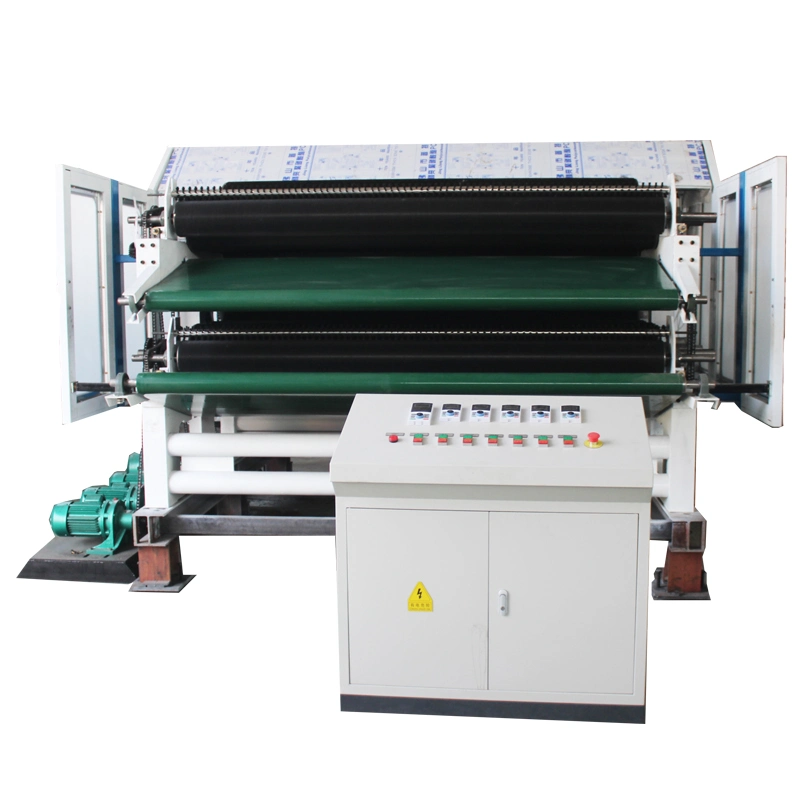 High Capacity Nonwoven Staple Fiber Single Cylinder Double Doffer Carding Machine for Making Nonwovens