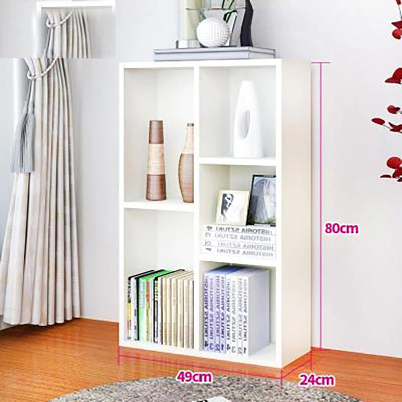 Home Simple Design Wooden Storage Shelves School Library Book Shelf Wood Furniture Daycare Children Storage Shelves MDF Kids Bookcase Bookshelf