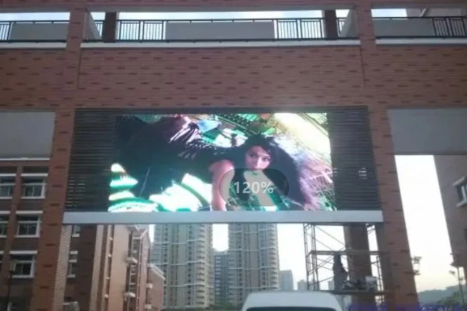 Text Fws Freight Cabinet Case Outdoor Video Screen LED Display with CE