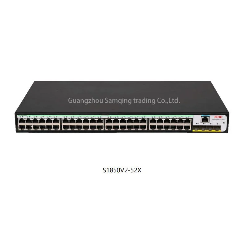 S1850V2-52X-Pwr Ethernet Network Switch Four 10g SFP Uplink 48 Ports H3c Soho Switch