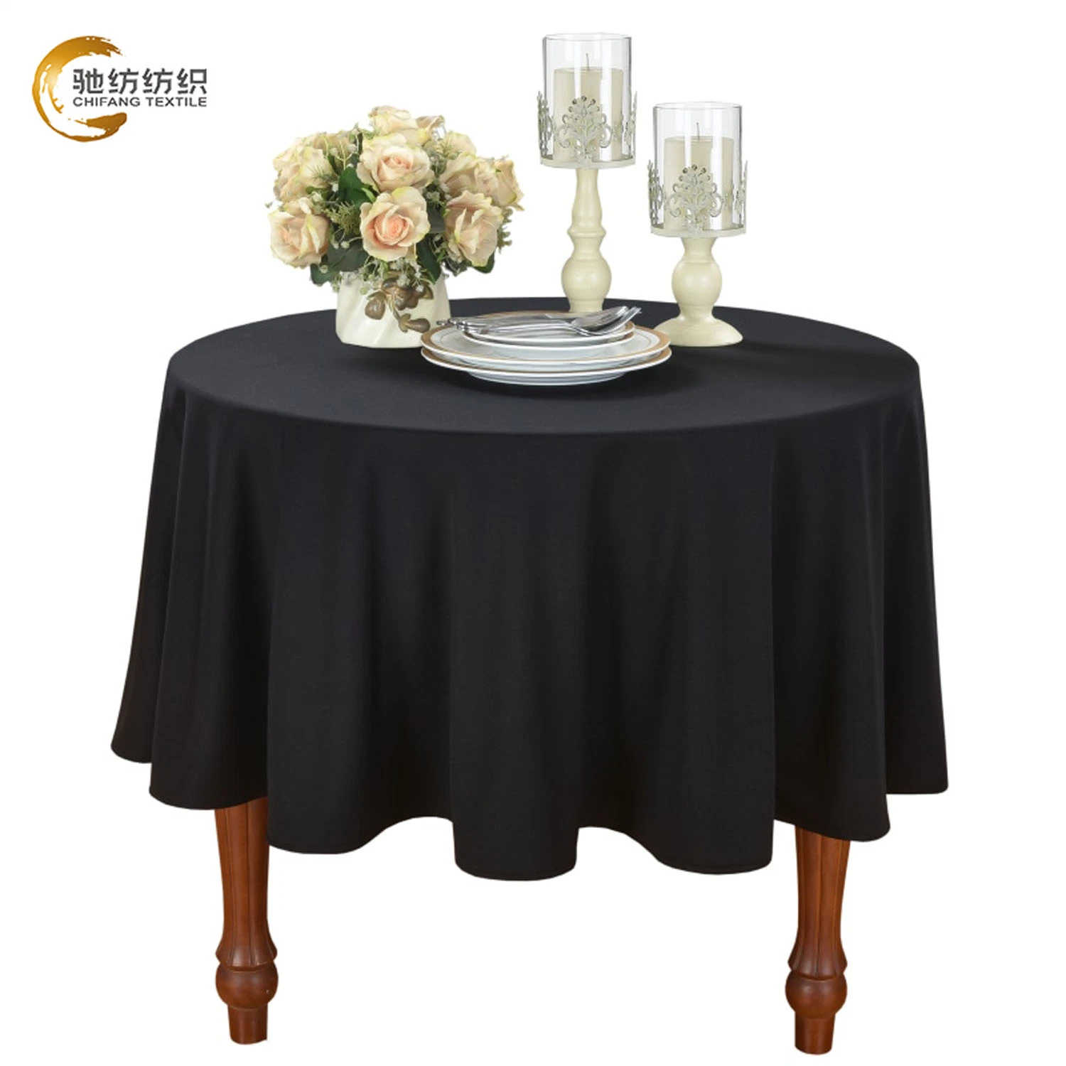 Ropa de mesa rectangular Boda 120 manteles redondos de poliéster para buffet Restaurante