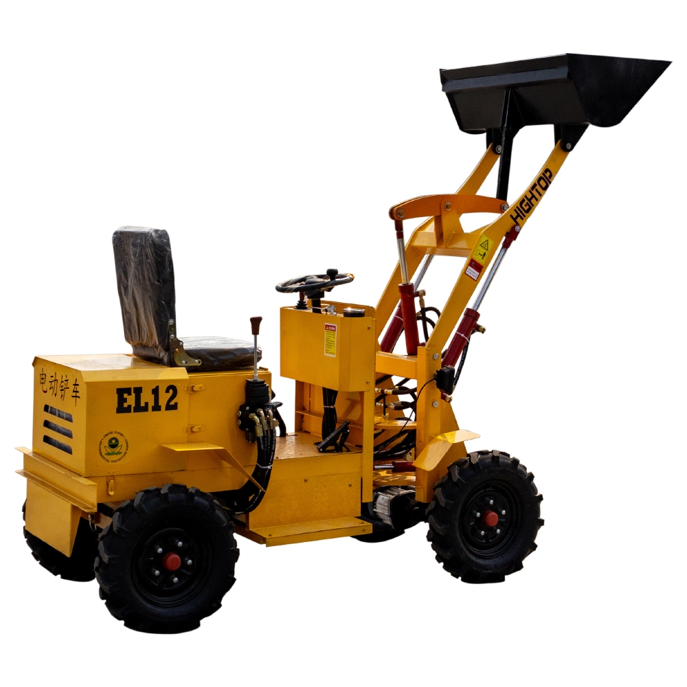 New Design Electric Mini Loader Widely Used Small Electric Loader Four Wheel Loader